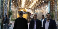 عکسی از شهیدان باقری، محرابی و ربانی در بین الحرمین