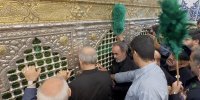 تصاویری از سفر رئیس جمهور به قم؛ از حضور در میان مردم تا حال و هوای زیارت حرم