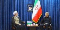 در دیدار پزشکیان با آیت الله اعرافی چه گذشت/ تاکید ویژه مدیر حوزه های علمیه بر تعامل دین و حکومت + تصویر