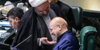 نگاه عجیب رسایی به قالیباف + عکس