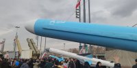 موشک کروز ضد کشتی قدر ۳۸۰ در شهر زیرزمینی سپاه + عکس