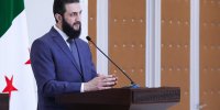 استقبال  رسمی رییس امارات از جولانی در ابوظبی