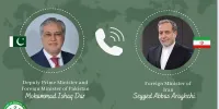 اسحاق‌دار با عراقچی گفتگو کرد
