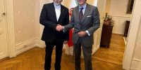 پیام گروسی پس از دیدار با عراقچی/ عکس