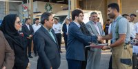 قدردانی از آتش‌نشانان ۲ پالایشگاه‌ بندرعباس