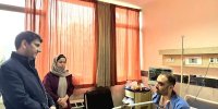 عیادت وزیر ارتباطات از مجروحان حمله اخیر آمریکا و رژیم صهیونیستی