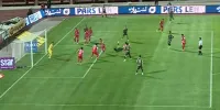 لحظه به ثمر رسیدن گل اول شمس آذر به پرسپولیس  + ویدئو  | شمس آذر ۱  پرسپولیس ۰