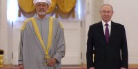 حضور سلطان عمان در کاخ کرملین + ویدئو | تصاویر استقبال پوتین از سلطان هیثم بن طارق