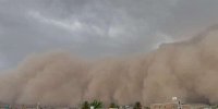 تصاویری از طوفان شدید و بارش تگرگ در مهاباد