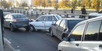 تصادف زنجیره‌ای در محور نیشابور  و مشهد | ترافیک را ببینید