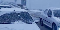 در این شهر ۱۰ سانتی‌متر برف بارید ! | حجم بارش را ببینید