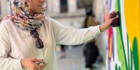 نذر نقاشی روی دیوار مدرسه