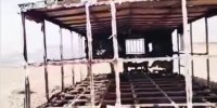 شکارچیان متخلف سه روز پس از حمله به محیطبانان، کانکسشان را آتش زدند + فیلم