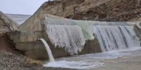 سدی که پس از چند سال، پرآب و سرریز شد