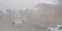 تصاویر آخرالزمانی از رگبار استوایی در یک شهر ایران