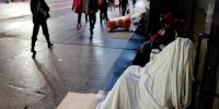 تبدیل شدن واگن قطار شهری به پناهگاه افراد بی‌خانمان در شیکاگو