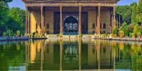 شکوه معماری در کاخ چهل‌ستون، اصفهان