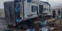 افزایش جان‌باختگان واژگونی اتوبوس کرمان مشهد/ آمار