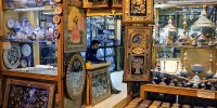 جلوه گری صنایع دستی در خیابان ویلا