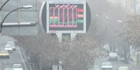 شاخص آلودگی هوا در سه نقطه کشور از عدد ۲۰۰ عبور کرد