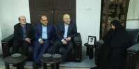حضور دکتر قالیباف در منزل سردار شهید «حسین املاکی»