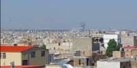 افتادن تکه ای از پرتابه جاسوسی اسرائیلی درحیاط یک خانه+ عکس