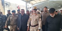 تیپ و لباس متفاوت سردار رادان در دیدار مقام عراقی (ببینید)