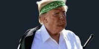 ترامپ با اسلحه و سربند سبز حماس + تصاویر | ماجرا چیست؟