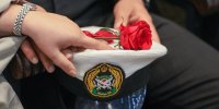 تصاویر دیدنی از جشن ازدواج با لباس فرم و در حضور فرمانده