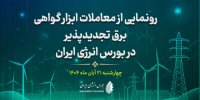 رونمایی از معاملات ابزار گواهی برق تجدیدپذیر در بورس انرژی ایران