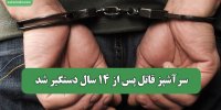 سرآشپز قاتل پس از 14 سال دستگیر شد