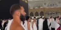 ببینید | حضور کریم بنزما در مکه برای ادای حج