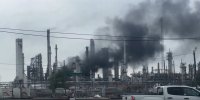 ببنید |  پرتاب سازه حین انفجار در پالایشگاه کاپوتنیا روسیه