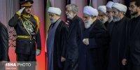 ببینید | ادای احترام هیاتی از بیت معظم رهبر شهید انقلاب به پیکر مطهر امام شهید