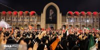 ببینید | خاموش شدن چراغ‌های مصلای تهران در لحظات پایانی مراسم