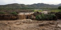 ببینید | آسیب دیدن منازل روستای گوینیک در استان خراسان شمالی بر اثر سیلاب