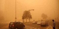 طوفان گردوخاک در استان الانبار عراق + فیلم