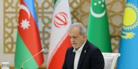 پزشکیان: حمله به بندر انزلی و کشتی تجاری ایران در دریای خزر باید قاطعانه محکوم شود + فیلم