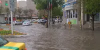 آب‌گرفتگی معابر اردبیل با هر بار بارش باران + فیلم