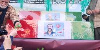 عکس | اشک‌های وزیر اقتصاد در مراسم تشیع پیکر شهیدان لاریجانی، سرلشکر سلیمانی و شهدای ناوشکن دنا