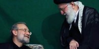 عکس | قابی از حضور شهید لاریجانی در کنار رهبر شهید انقلاب در مراسم سالگرد  احمد خمینی