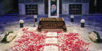 عکس | تصویر جدید از مزار رهبر شهید ایران در رواق دارالذکر حرم رضوی