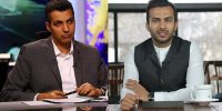 عکس | حضور شانه‌به‌شانه عادل فردوسی‌پور و محمدحسین میثاقی به عنوان هم‌تیمی در یک مسابقه فوتبال