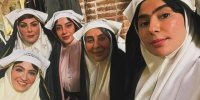 تصاویر | مرجانه گلچین، ترلان پروانه و گلاره عباسی در پشت صحنه «بامداد خمار»
