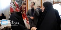 تصاویر | حضور دختر پزشکیان، همسر عراقچی و فاطمه مهاجرانی در یک نمایشگاه