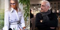 قاب عاشقانه مهران مدیری با همسر دوم و جوانش + عکس