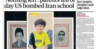 حمله به مدرسه میناب، یکی از تلخ‌ترین رویدادهای جنگ/ گزارش ویژه گاردین از اتفاق شوکه‌کننده