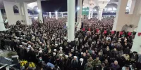 نماز بر پیکر مطهر شهید سپهبد موسوی اقامه شد