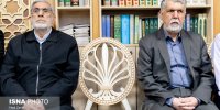 حضور سردار قاآنی در مراسم ختم مادر معاون پزشکیان+ عکس