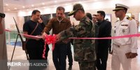 نمایشگاه کاریکاتور «خبرنامه جنگی» در بجنورد افتتاح شد